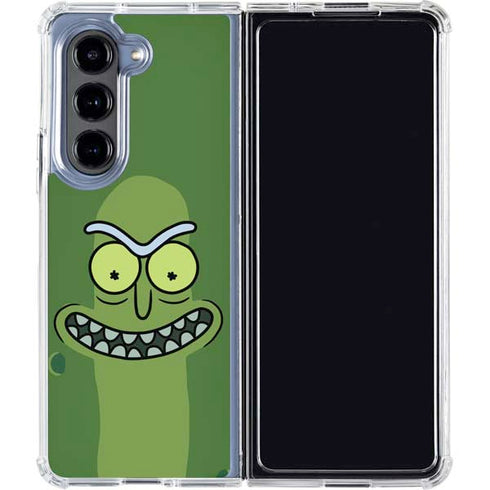 Adult Swim Rick and Morty Pickle Rick Galaxy Z Fold5 5G Clear Case